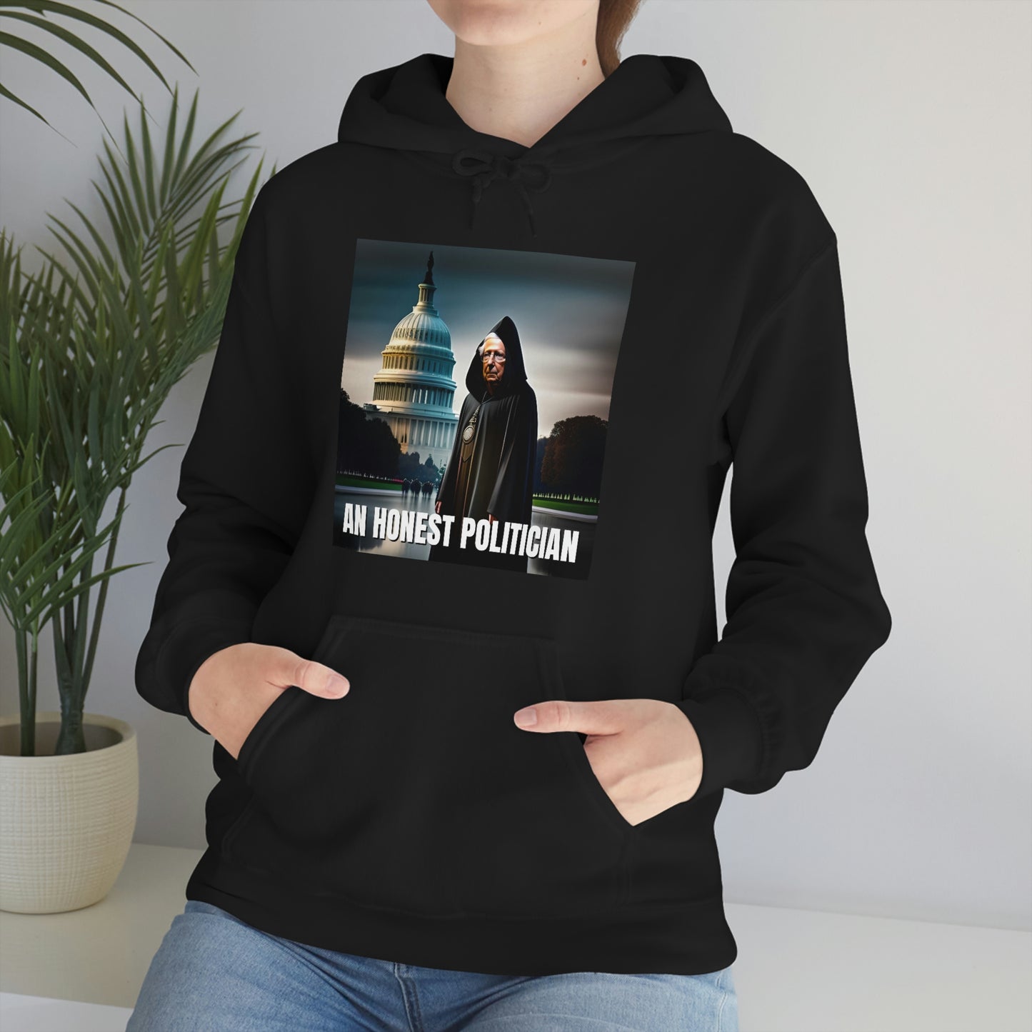 An Honest Politician Unisex Heavy Blend™ Hooded Sweatshirt