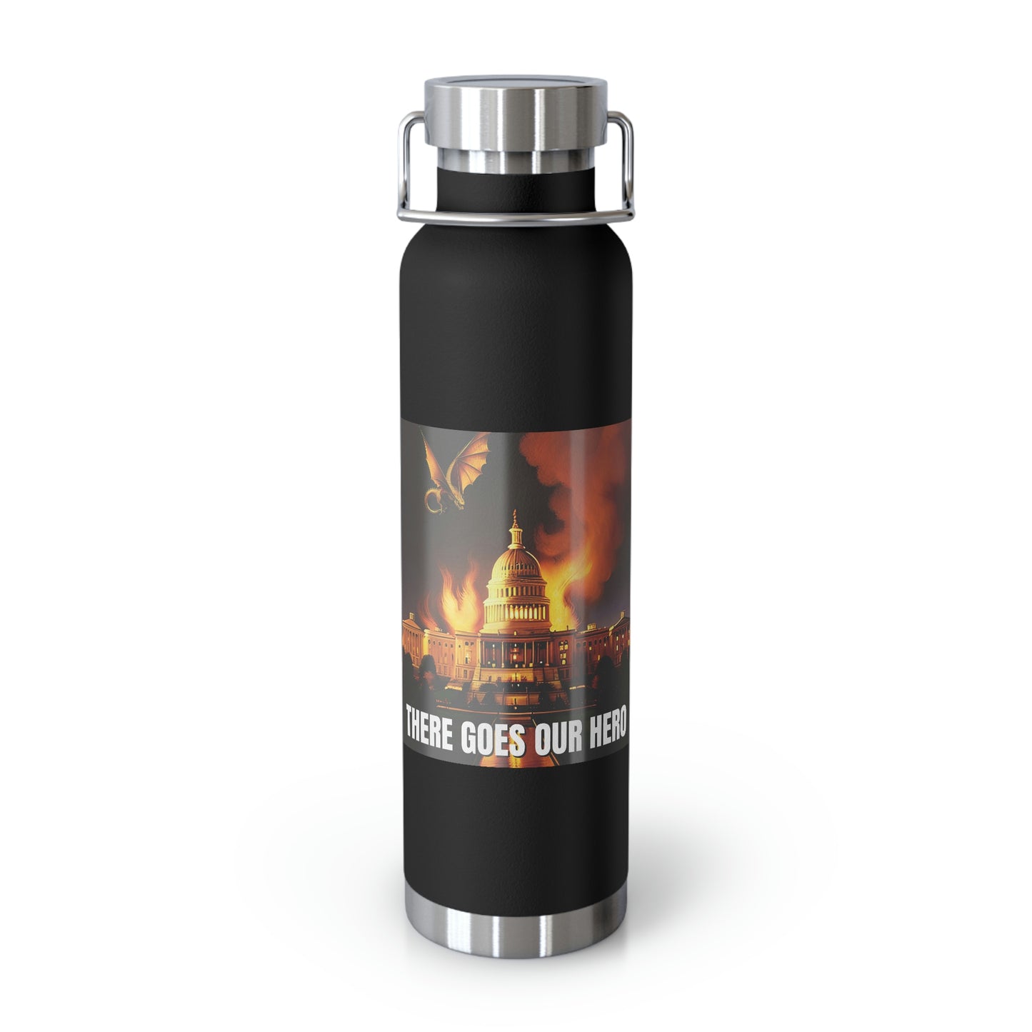 There Goes Our Hero Copper Vacuum Insulated Bottle, 22oz