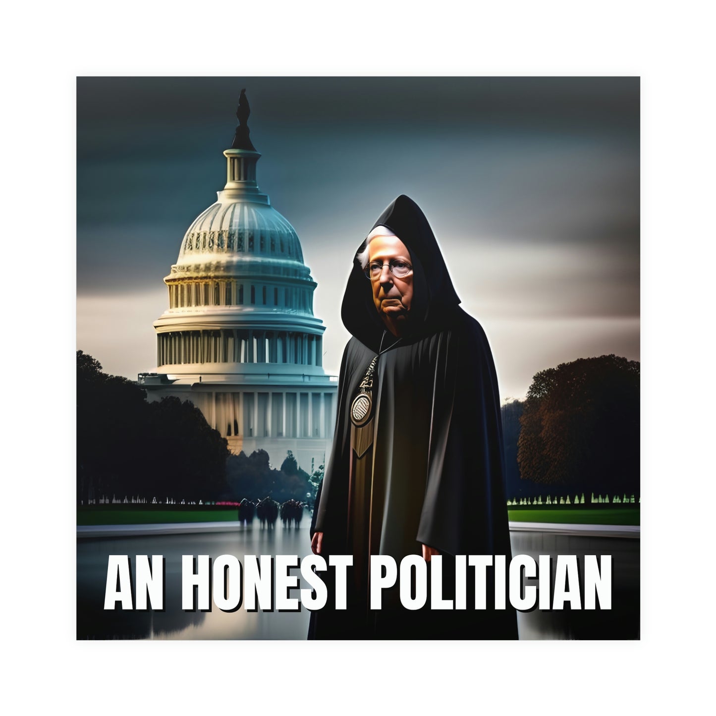 An Honest Politician Matte Paper Poster