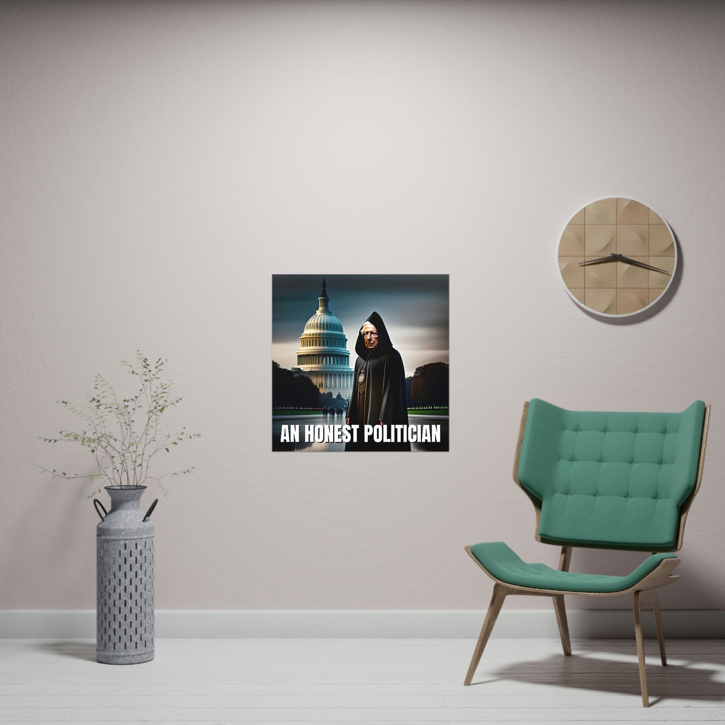 An Honest Politician Matte Paper Poster