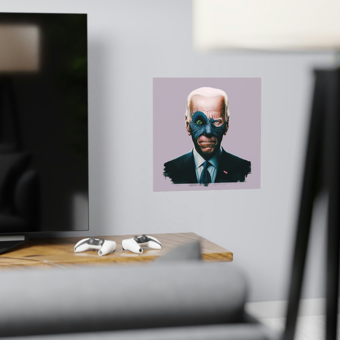 Joe Biden's Presidential Portrait Matte Paper Poster