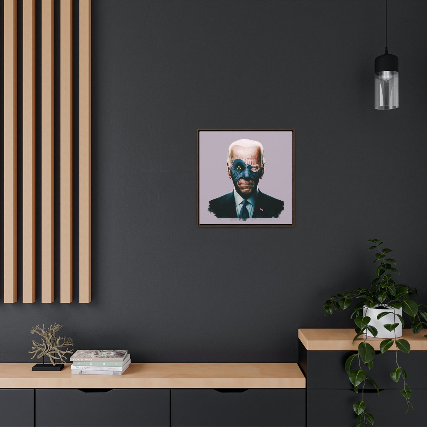 Joe Biden's Presidential Portrait Gallery Canvas Wraps, Square Frame