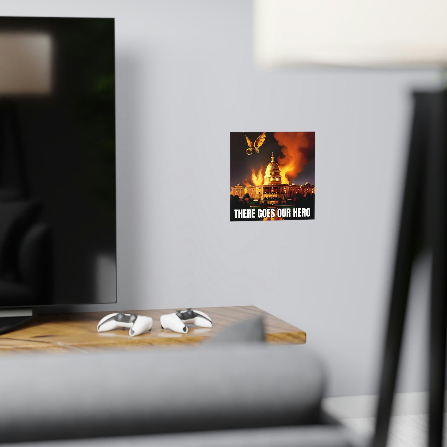 There Goes Our Hero Matte Paper Poster