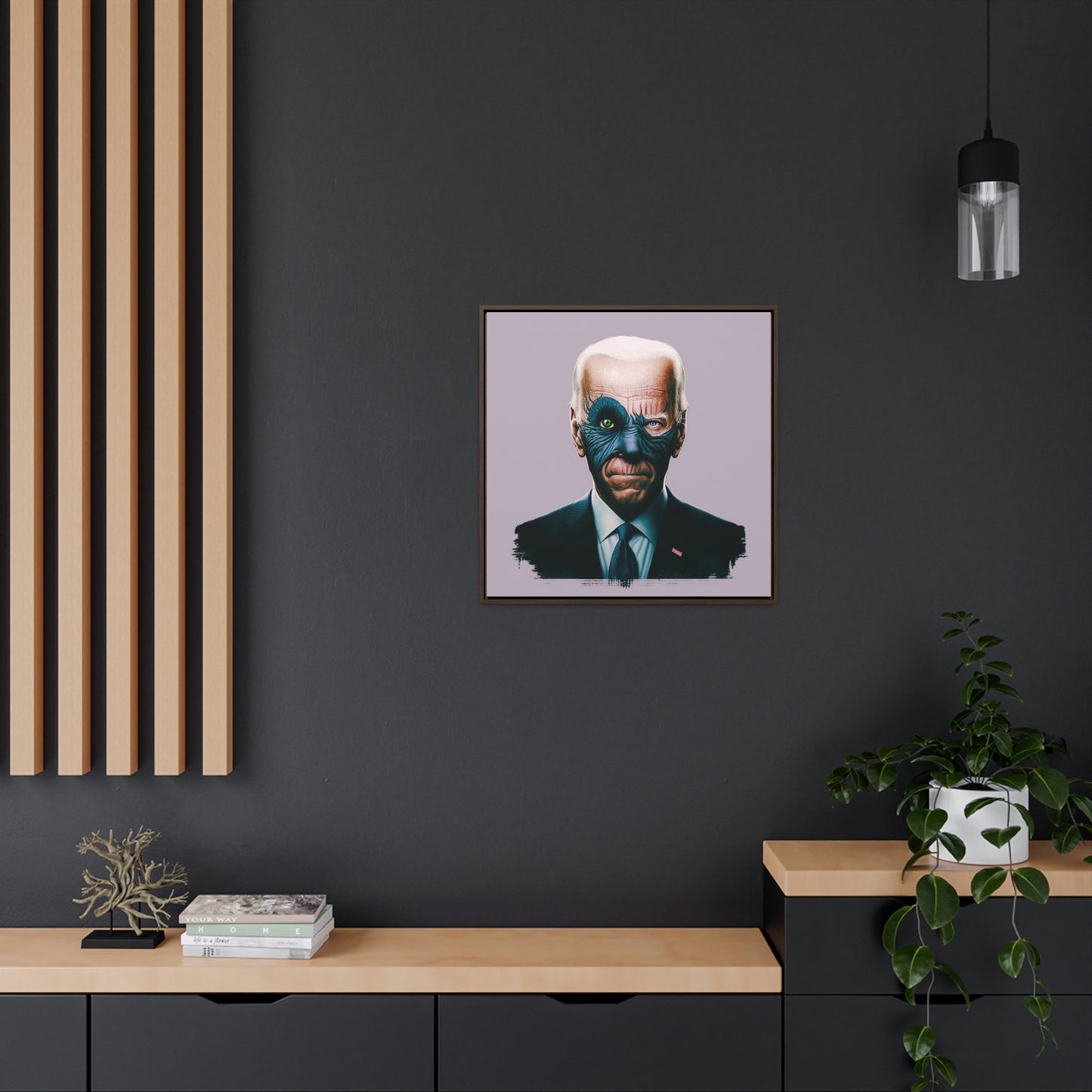 Joe Biden's Presidential Portrait Gallery Canvas Wraps, Square Frame