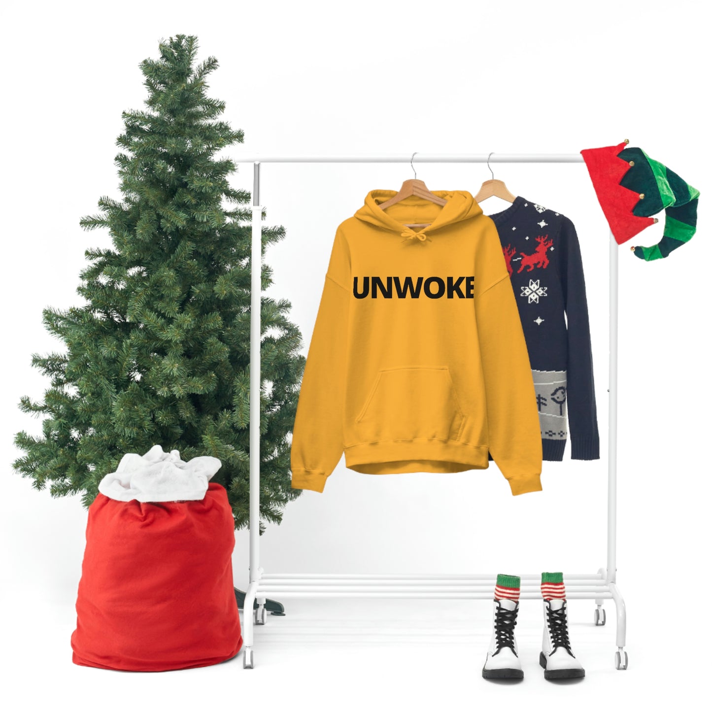 UNWOKE Unisex Heavy Blend™ Hooded Sweatshirt