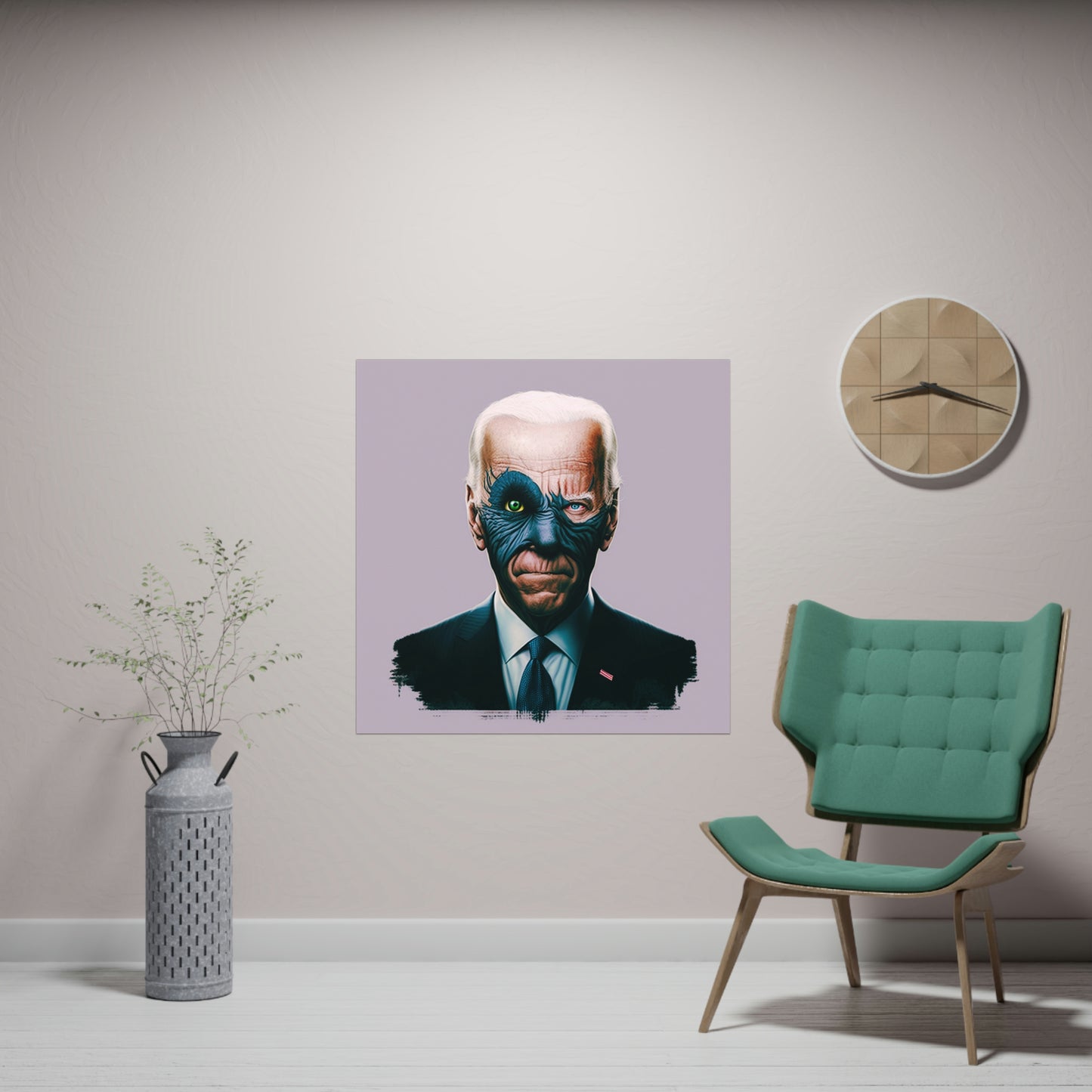 Joe Biden's Presidential Portrait Matte Paper Poster