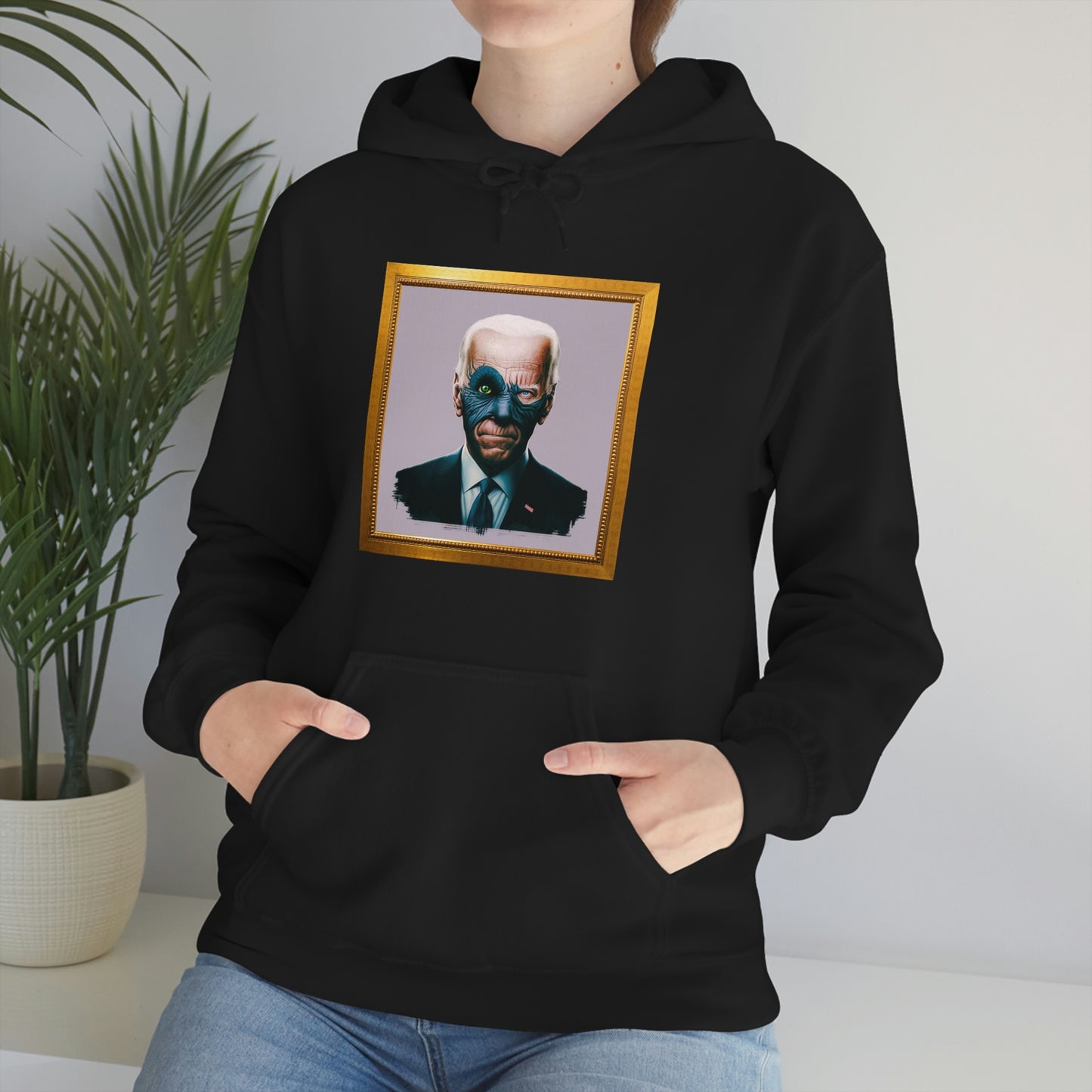 Joe Biden's Presidential Portrait Unisex Heavy Blend™ Hooded Sweatshirt