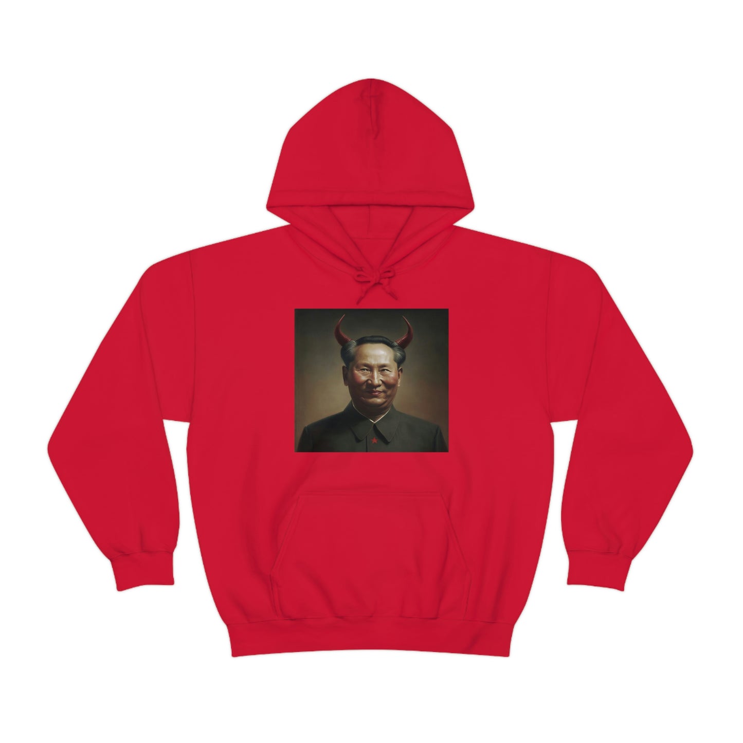 Portrait of The Great Leader Unisex Heavy Blend™ Hooded Sweatshirt
