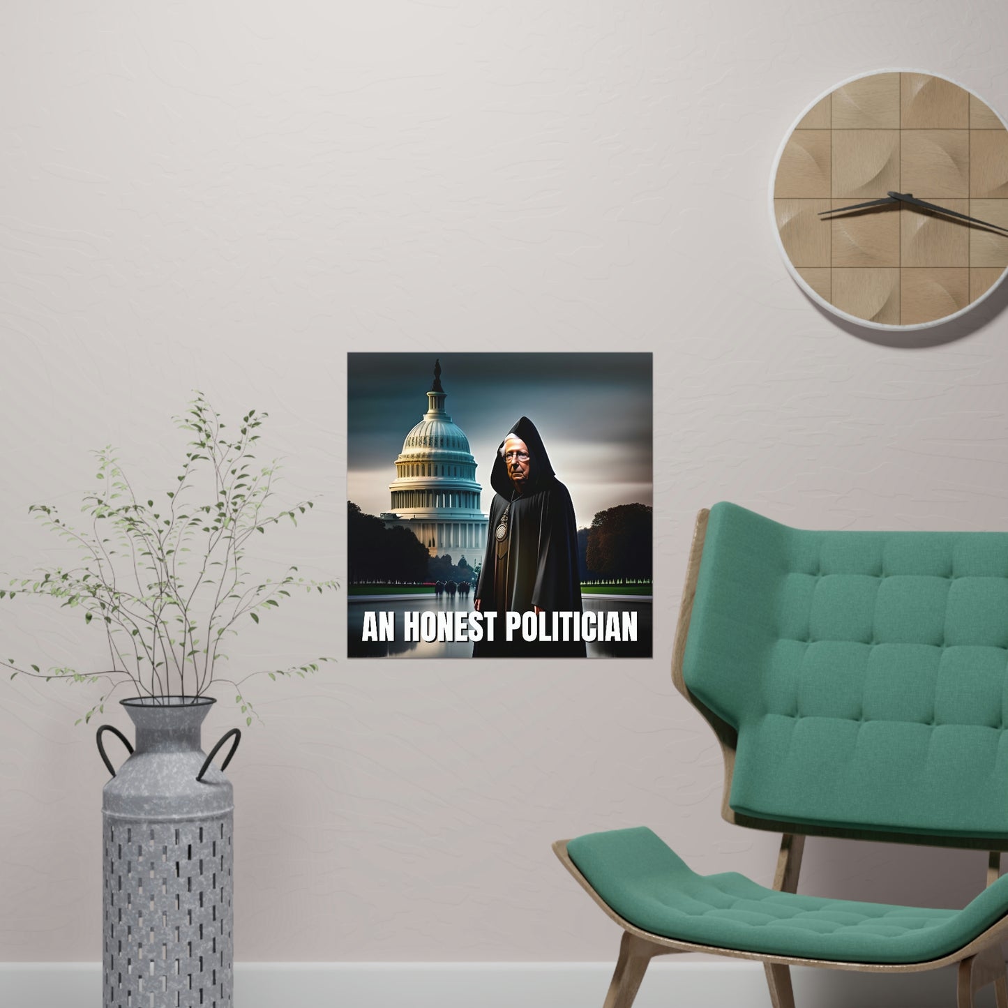 An Honest Politician Matte Paper Poster