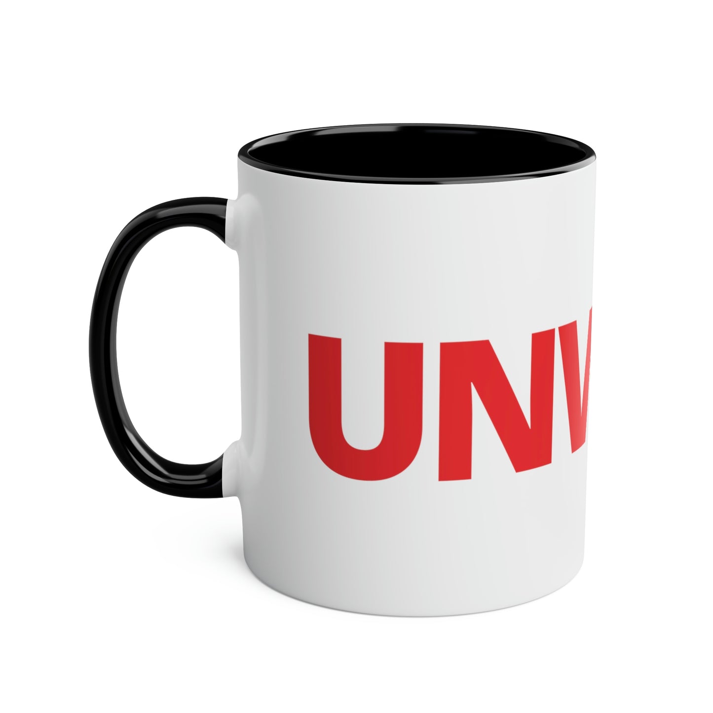 UNWOKE Red Two-Tone Coffee Mugs, 11oz