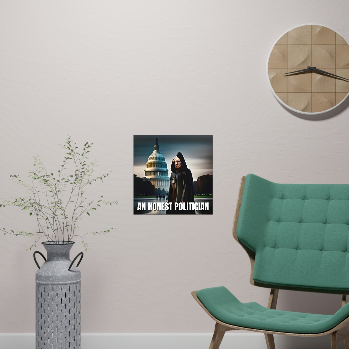 An Honest Politician Matte Paper Poster