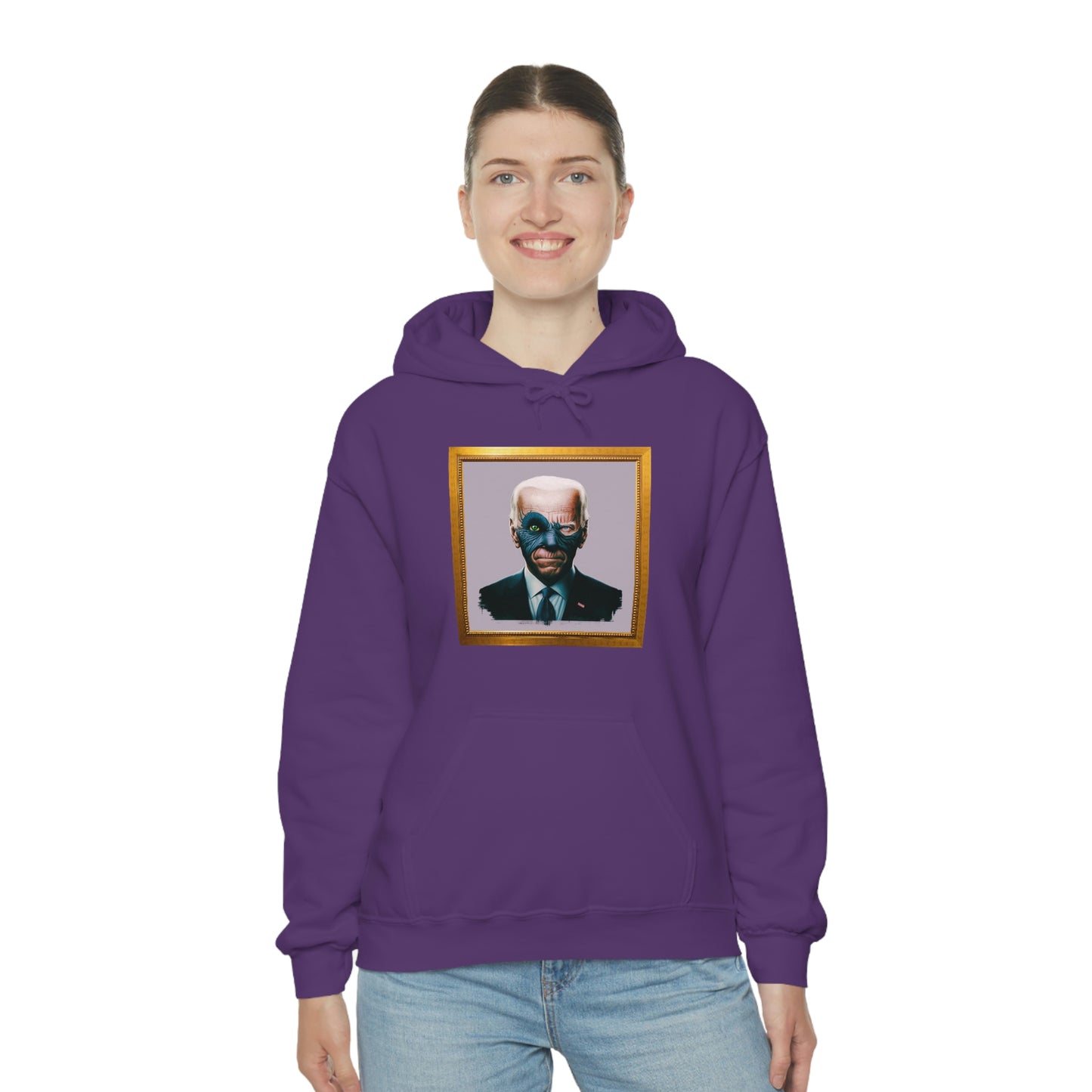 Joe Biden's Presidential Portrait Unisex Heavy Blend™ Hooded Sweatshirt