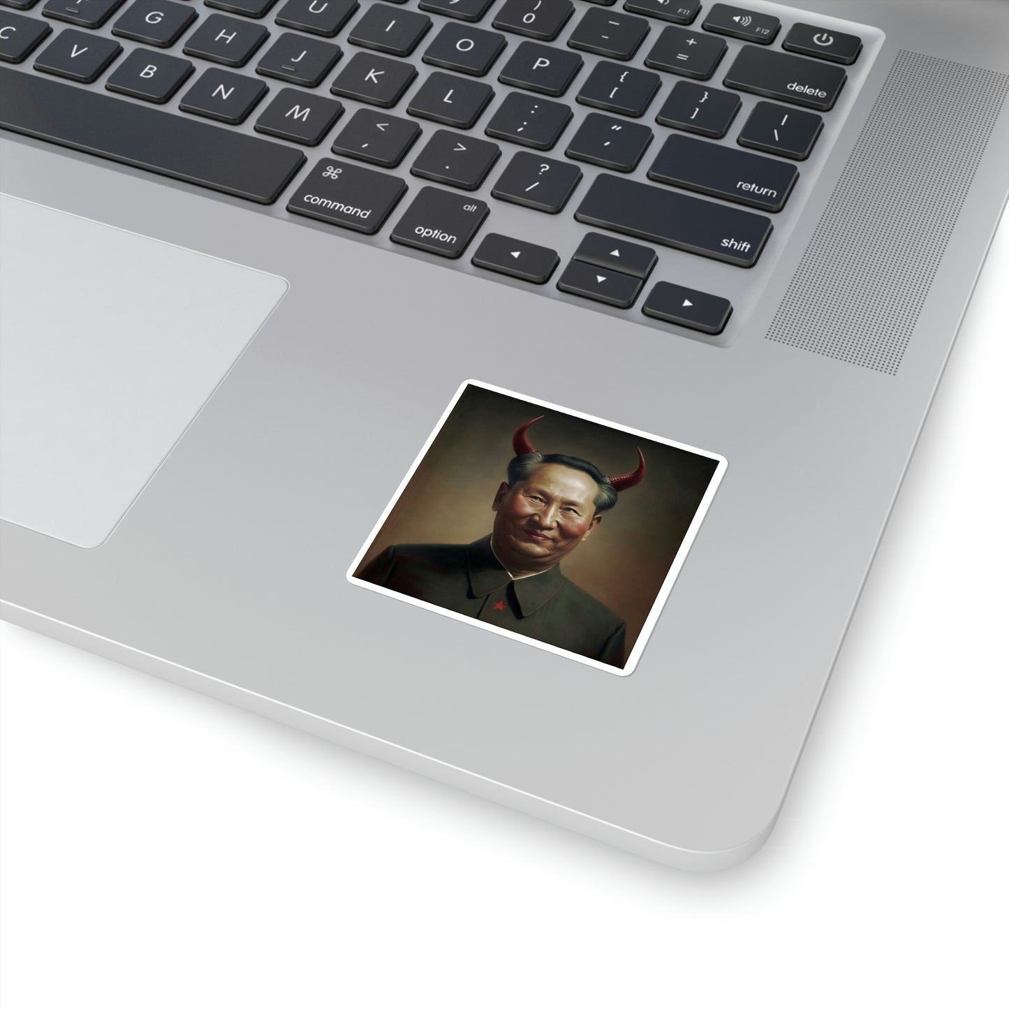 Portrait of The Great Leader Square Stickers