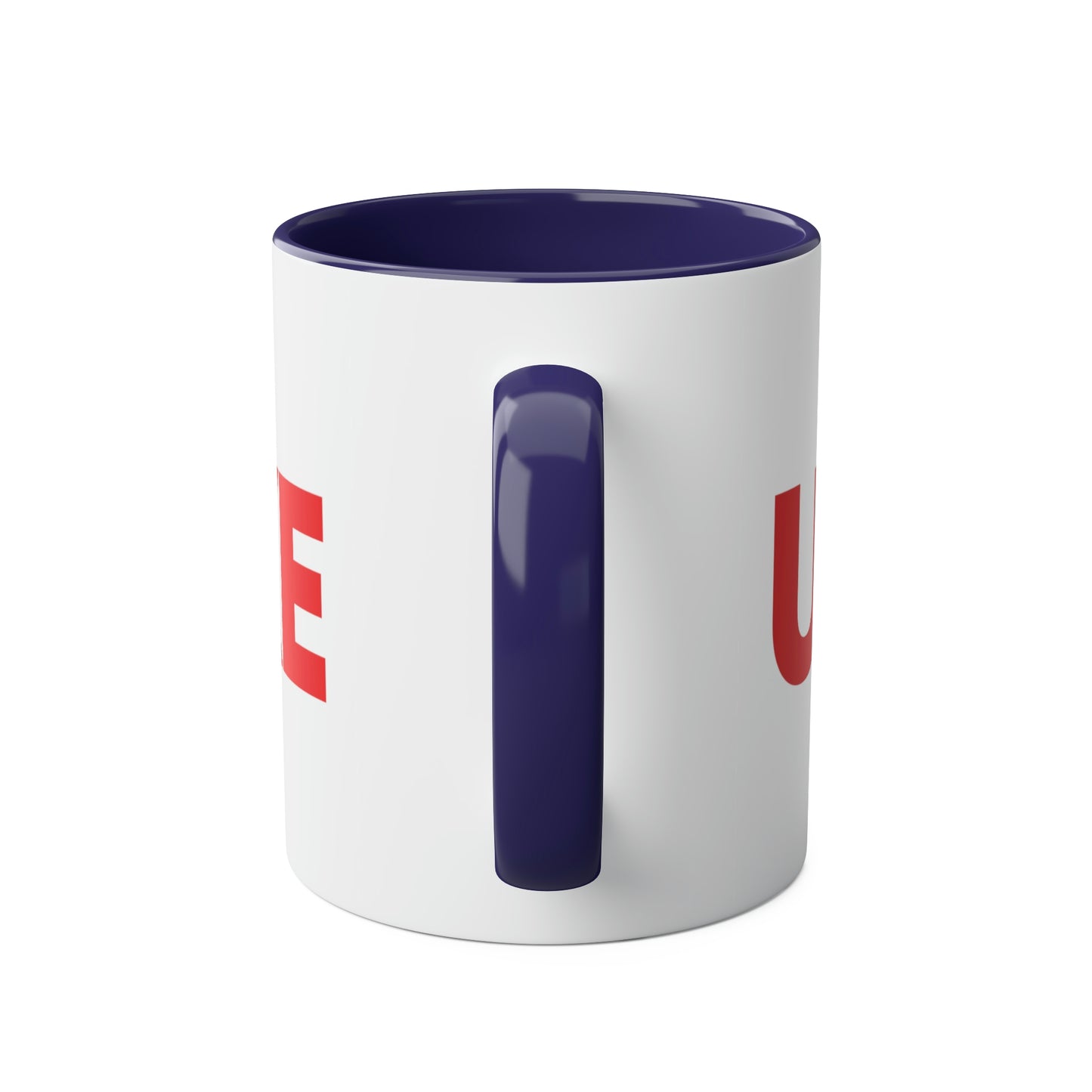 UNWOKE Red Two-Tone Coffee Mugs, 11oz