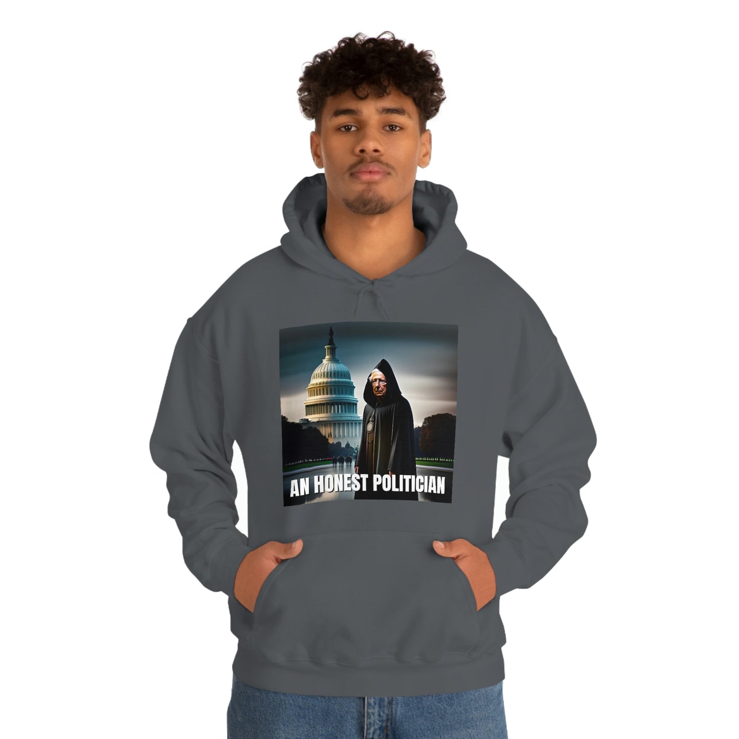 An Honest Politician Unisex Heavy Blend™ Hooded Sweatshirt