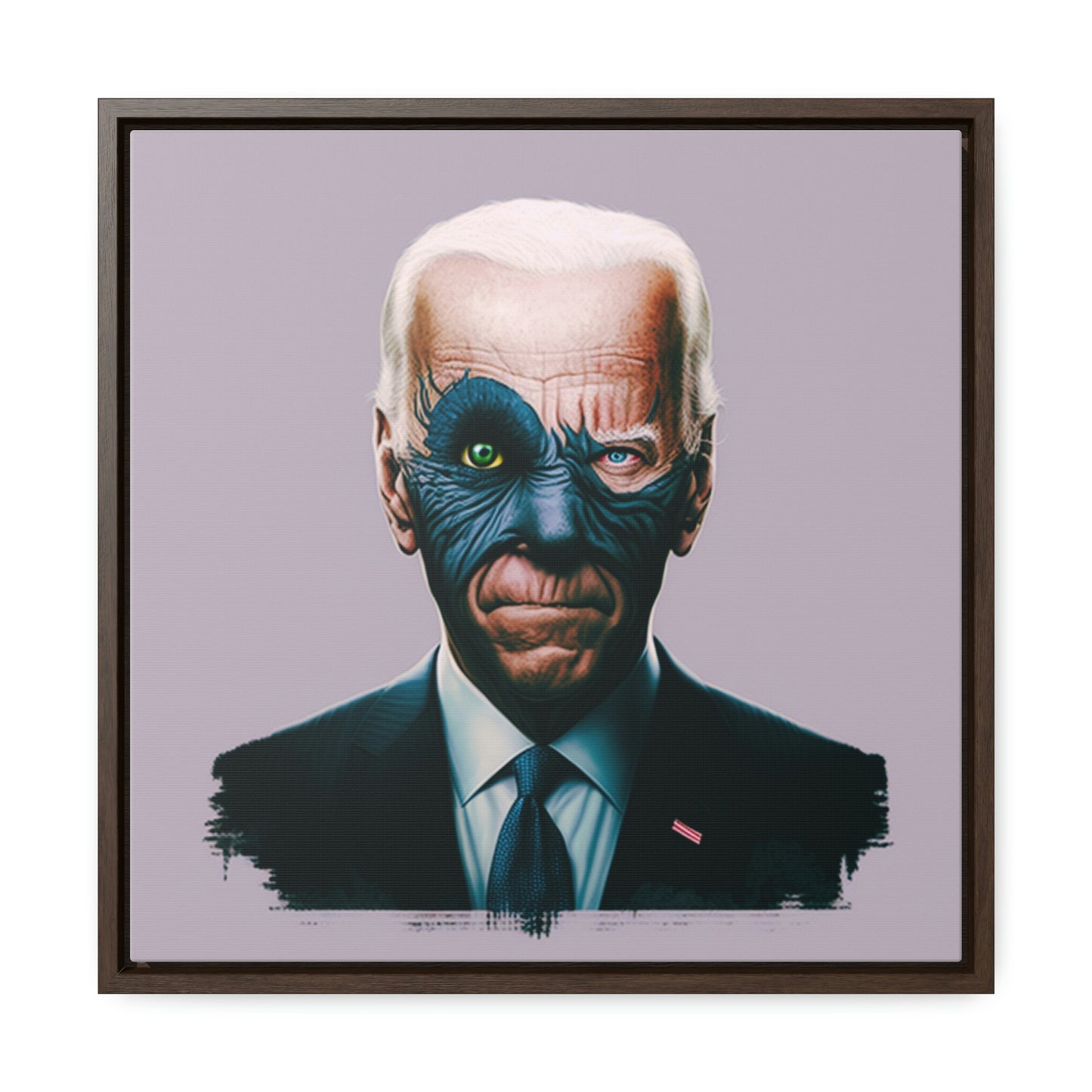 Joe Biden's Presidential Portrait Gallery Canvas Wraps, Square Frame