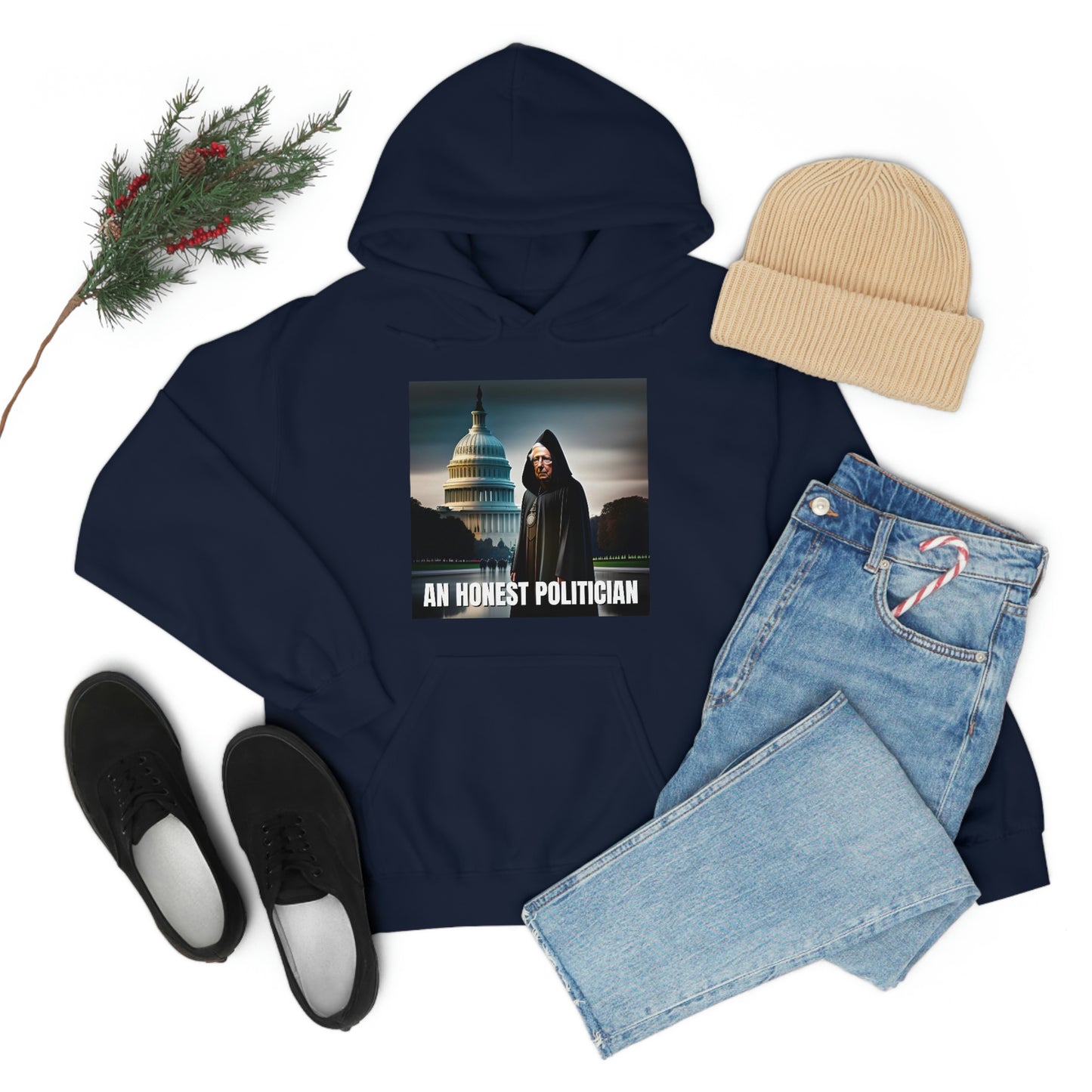 An Honest Politician Unisex Heavy Blend™ Hooded Sweatshirt