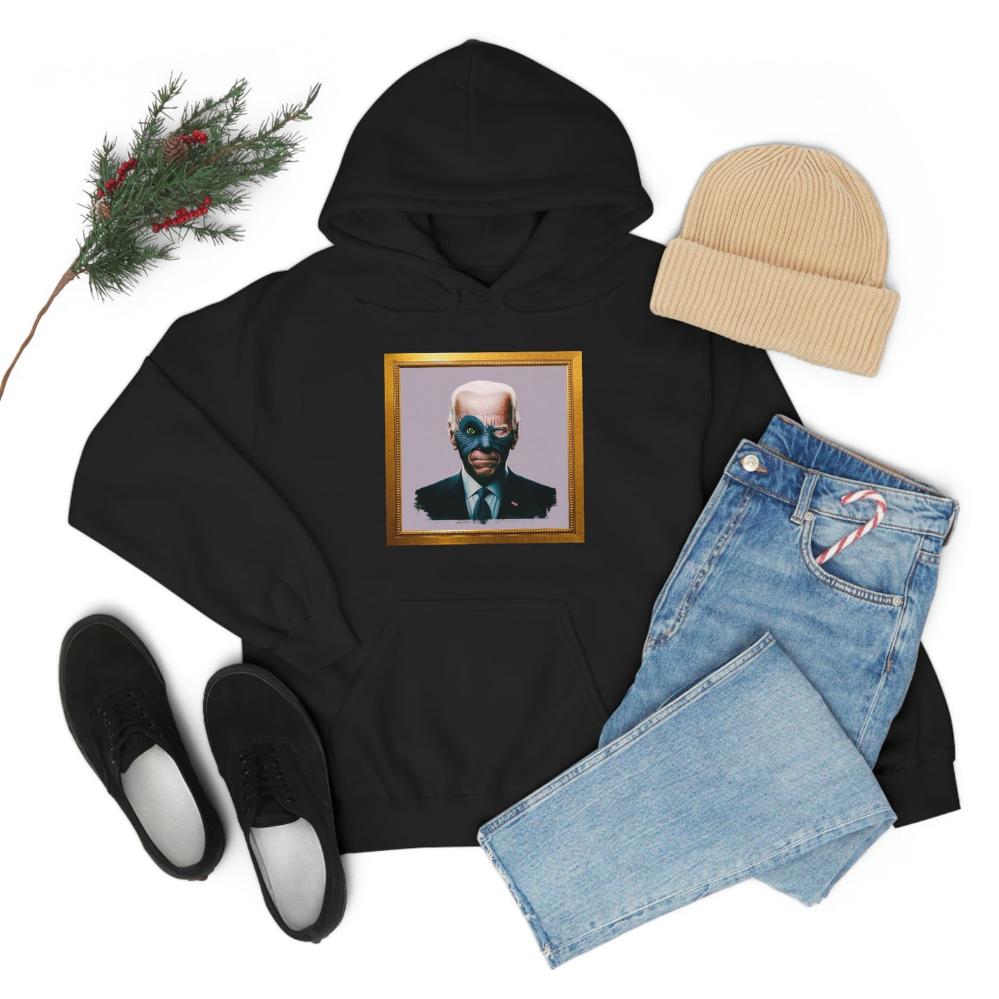Joe Biden's Presidential Portrait Unisex Heavy Blend™ Hooded Sweatshirt