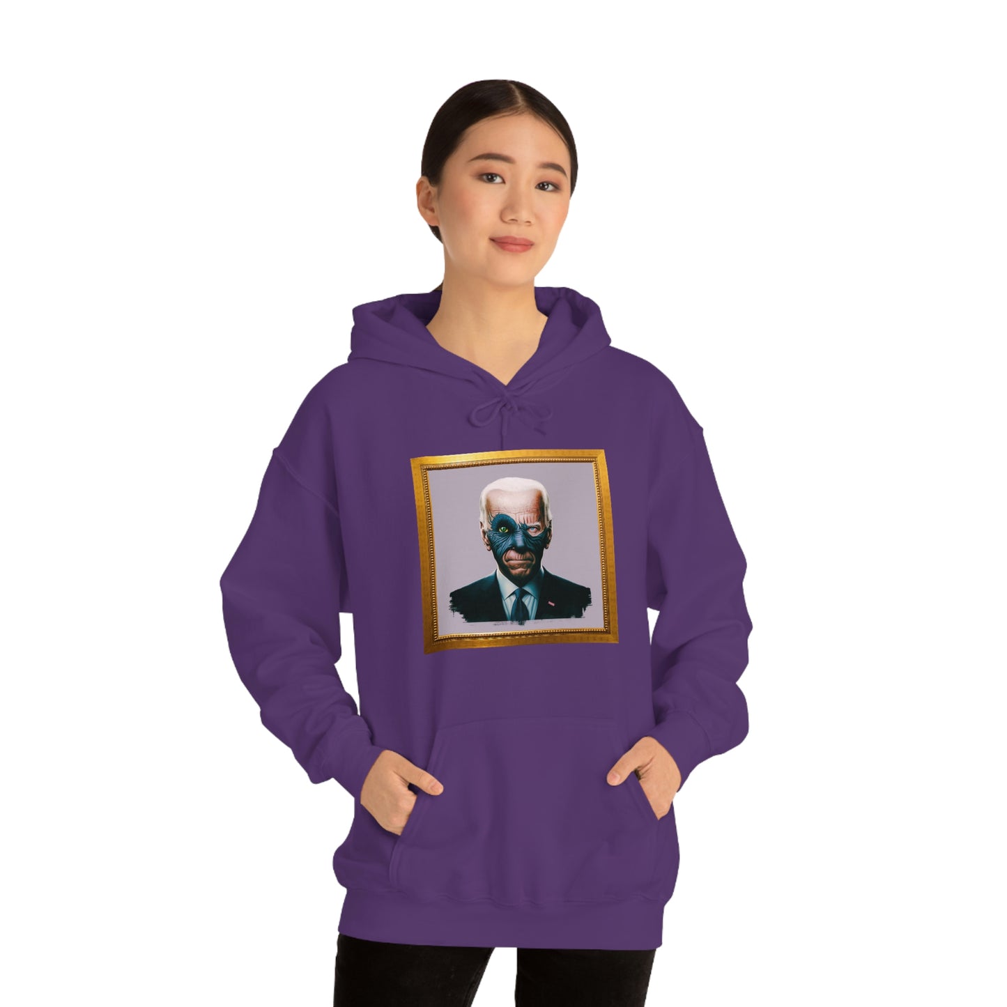 Joe Biden's Presidential Portrait Unisex Heavy Blend™ Hooded Sweatshirt