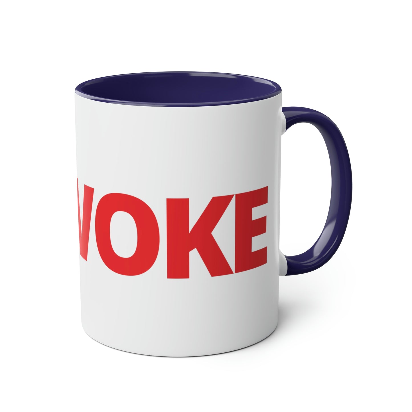 UNWOKE Red Two-Tone Coffee Mugs, 11oz