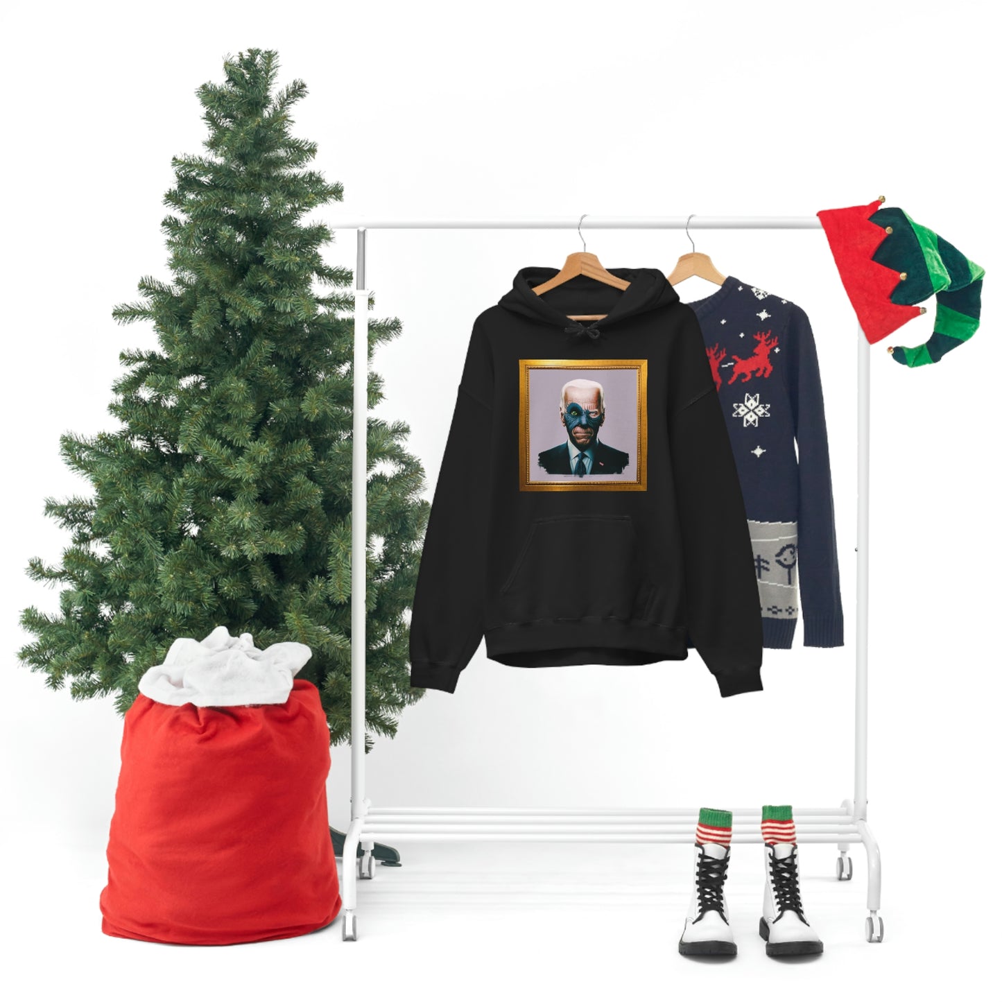 Joe Biden's Presidential Portrait Unisex Heavy Blend™ Hooded Sweatshirt