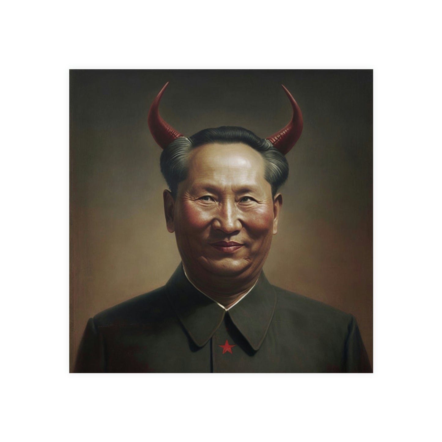 Portrait of The Great Leader Matte Paper Poster