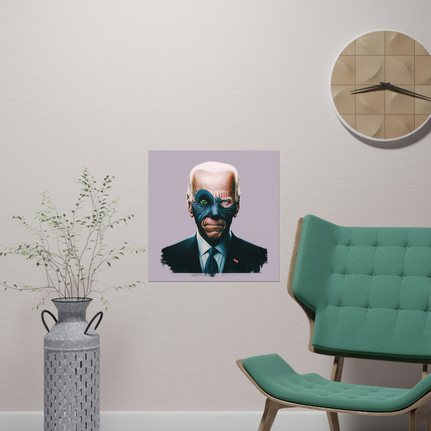 Joe Biden's Presidential Portrait Matte Paper Poster