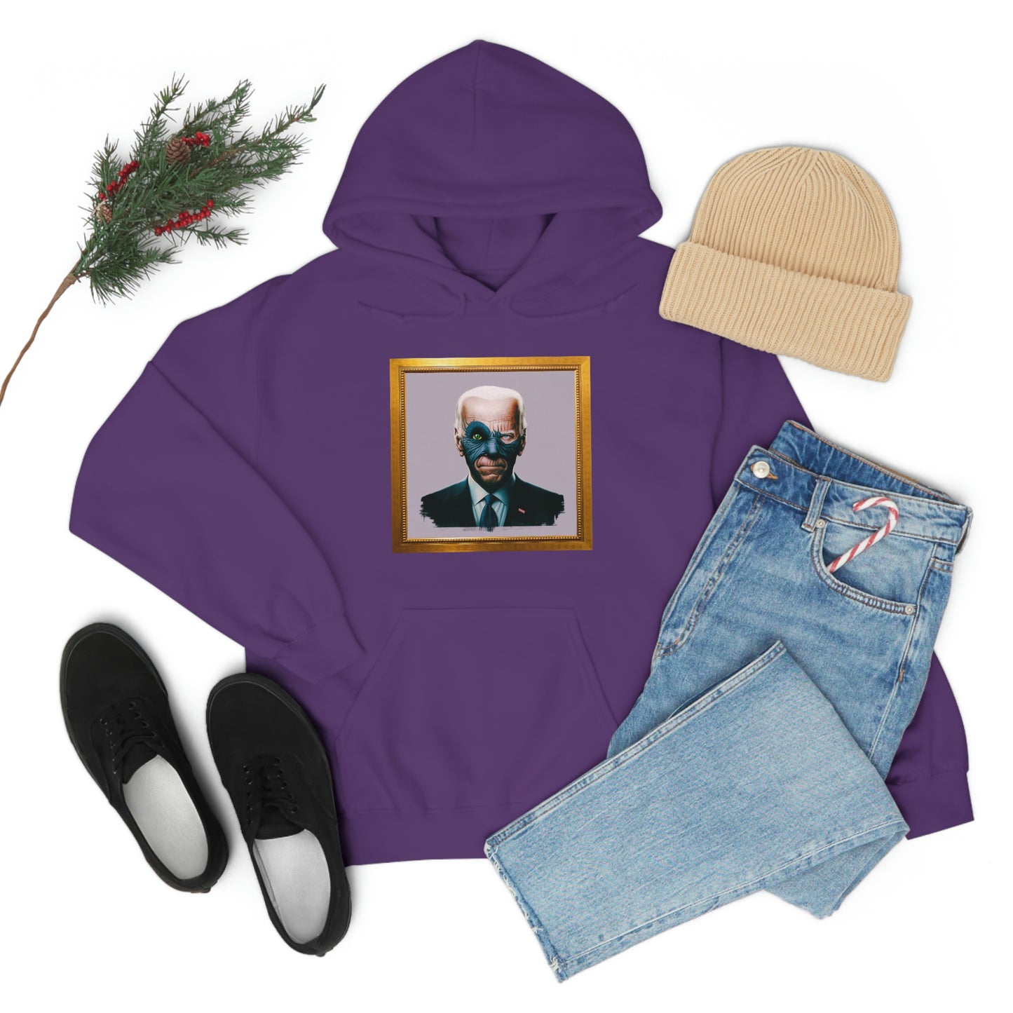 Joe Biden's Presidential Portrait Unisex Heavy Blend™ Hooded Sweatshirt