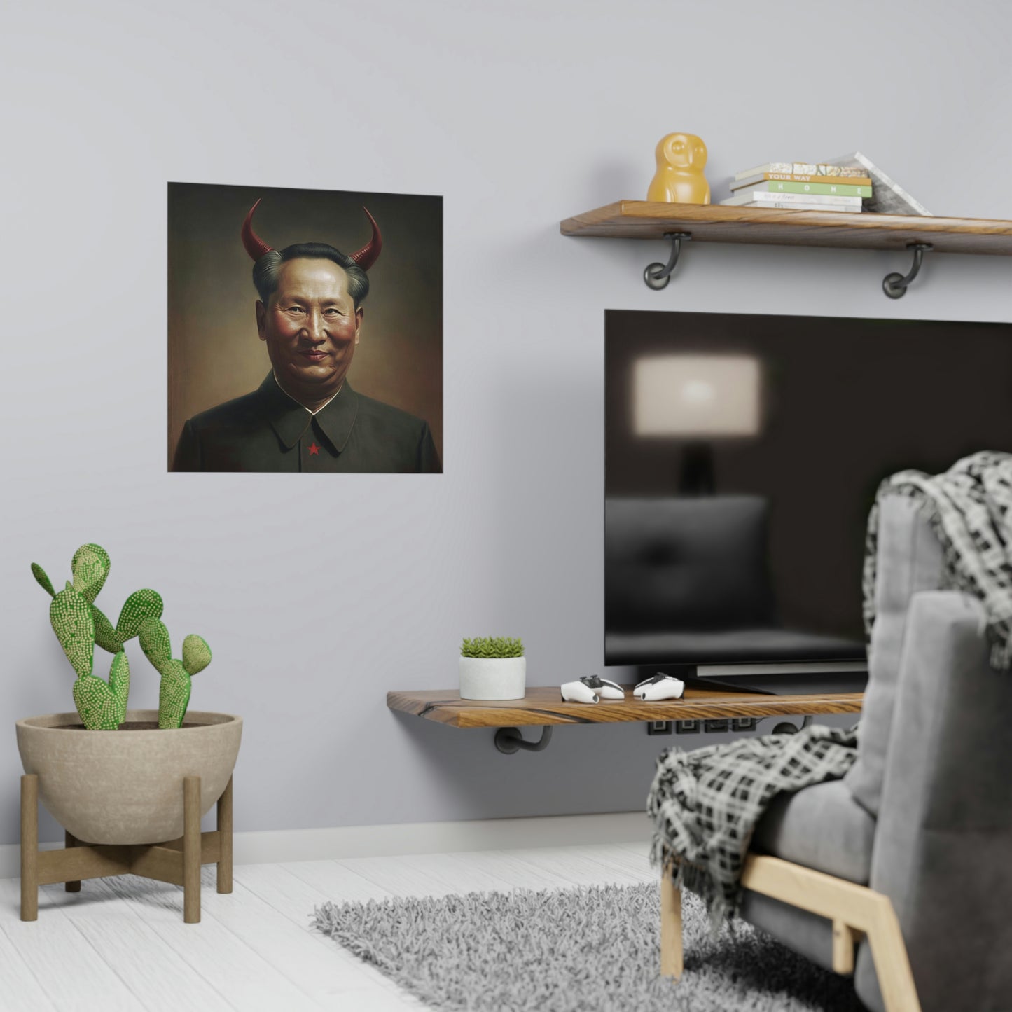 Portrait of The Great Leader Matte Paper Poster