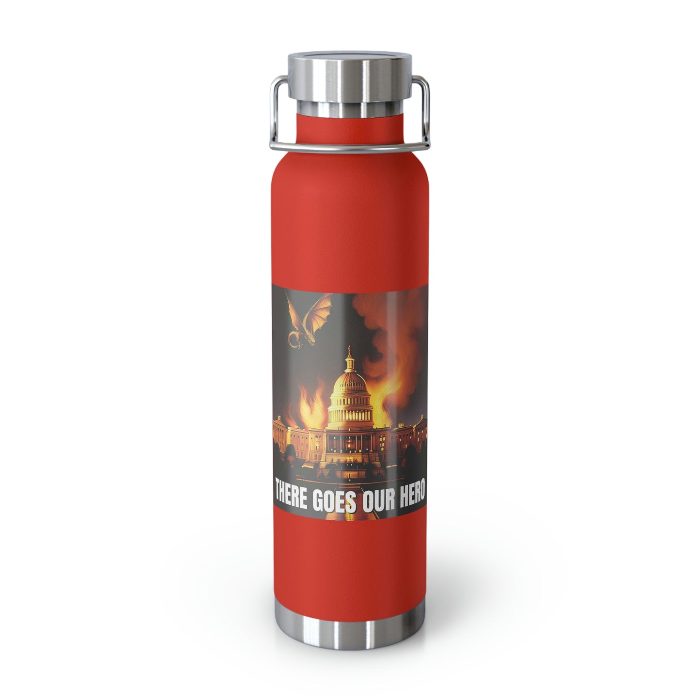 There Goes Our Hero Copper Vacuum Insulated Bottle, 22oz