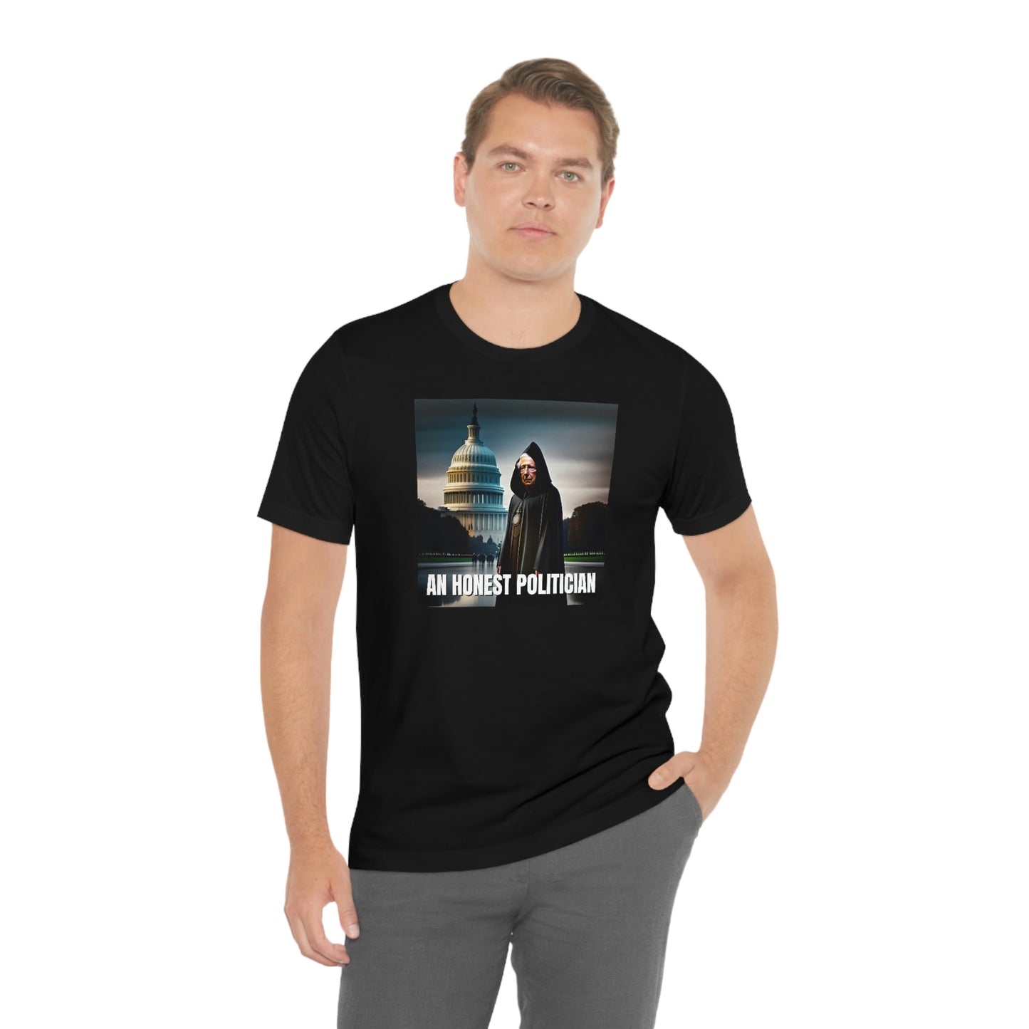 An Honest Politician Unisex Jersey Short Sleeve Tee