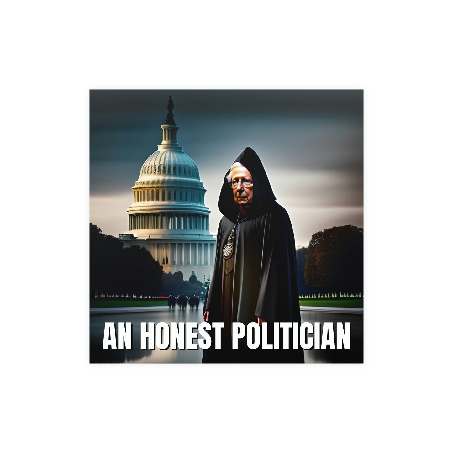 An Honest Politician Matte Paper Poster
