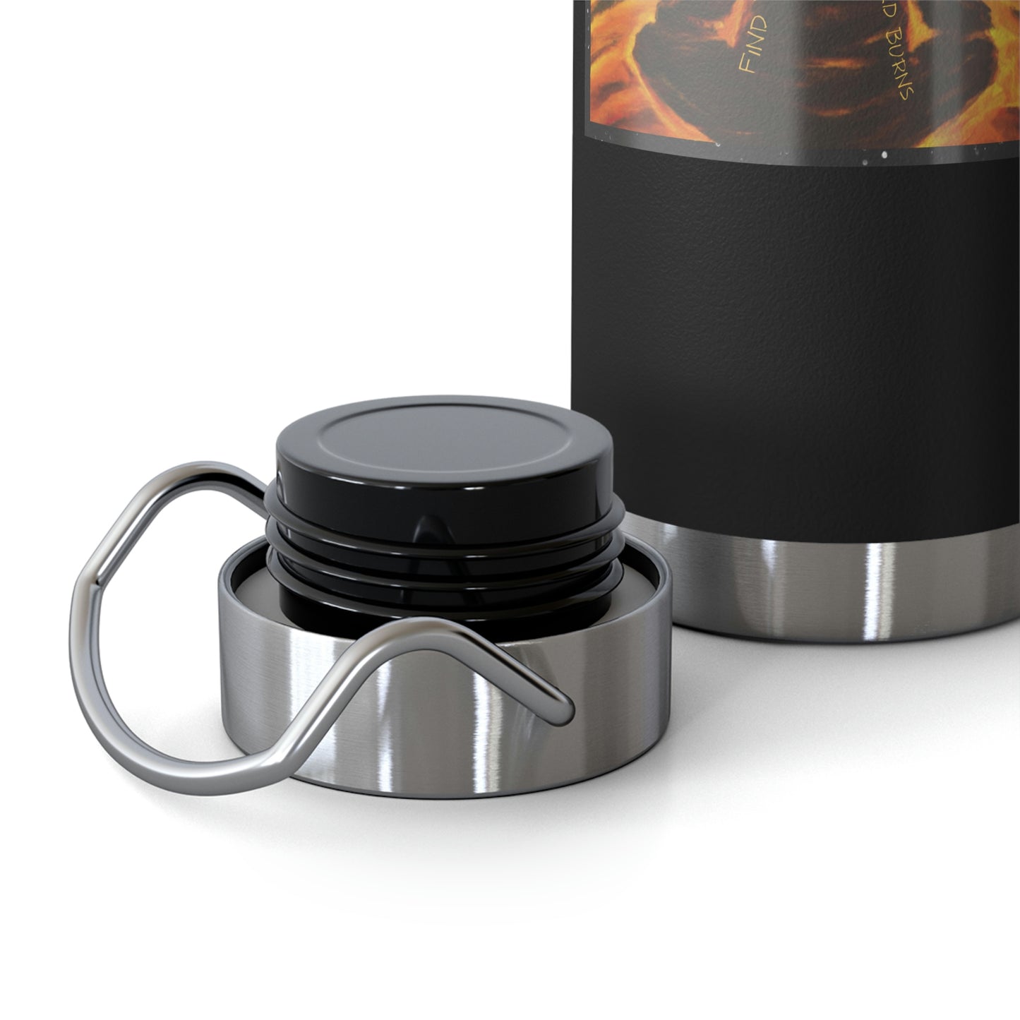 Find Your Zen As The World Burns Copper Vacuum Insulated Bottle, 22oz
