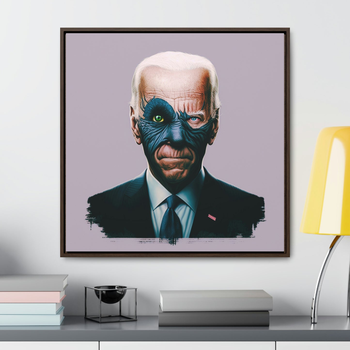 Joe Biden's Presidential Portrait Gallery Canvas Wraps, Square Frame