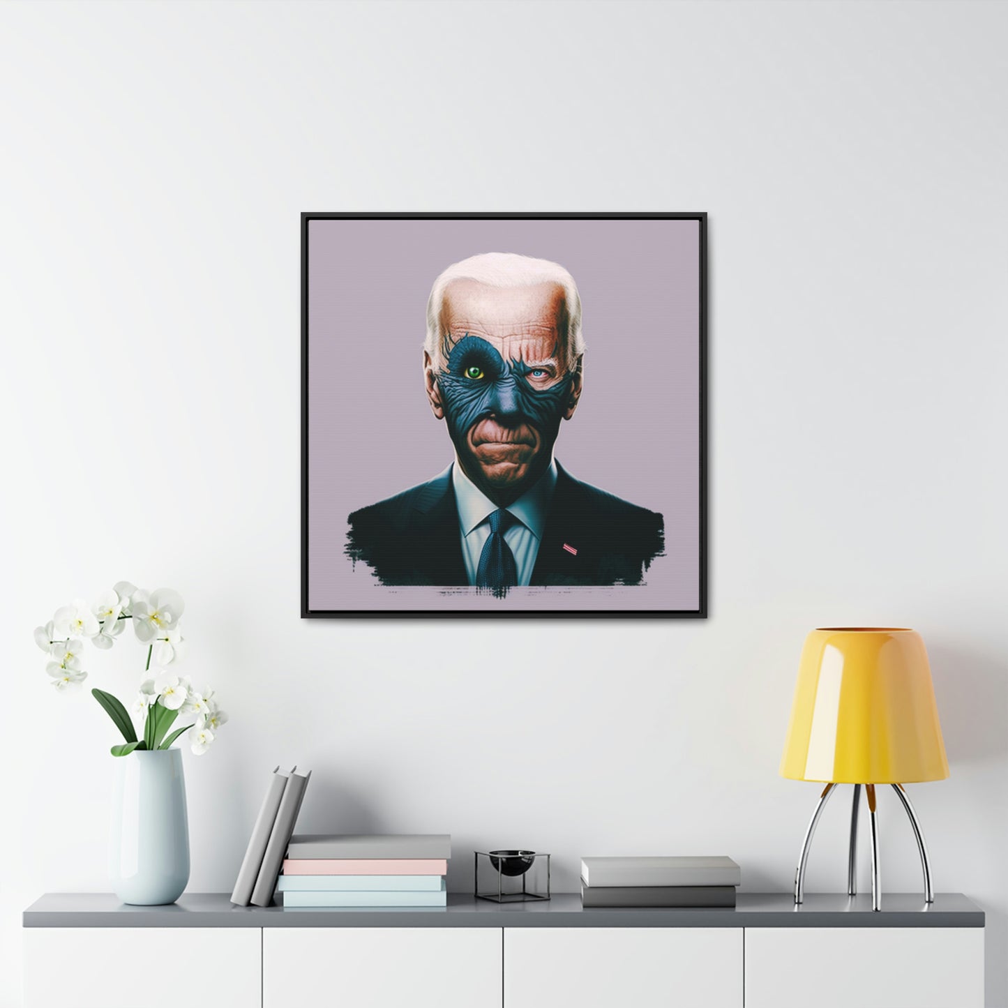 Joe Biden's Presidential Portrait Gallery Canvas Wraps, Square Frame
