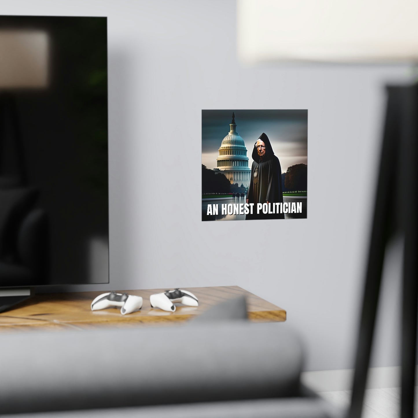 An Honest Politician Matte Paper Poster