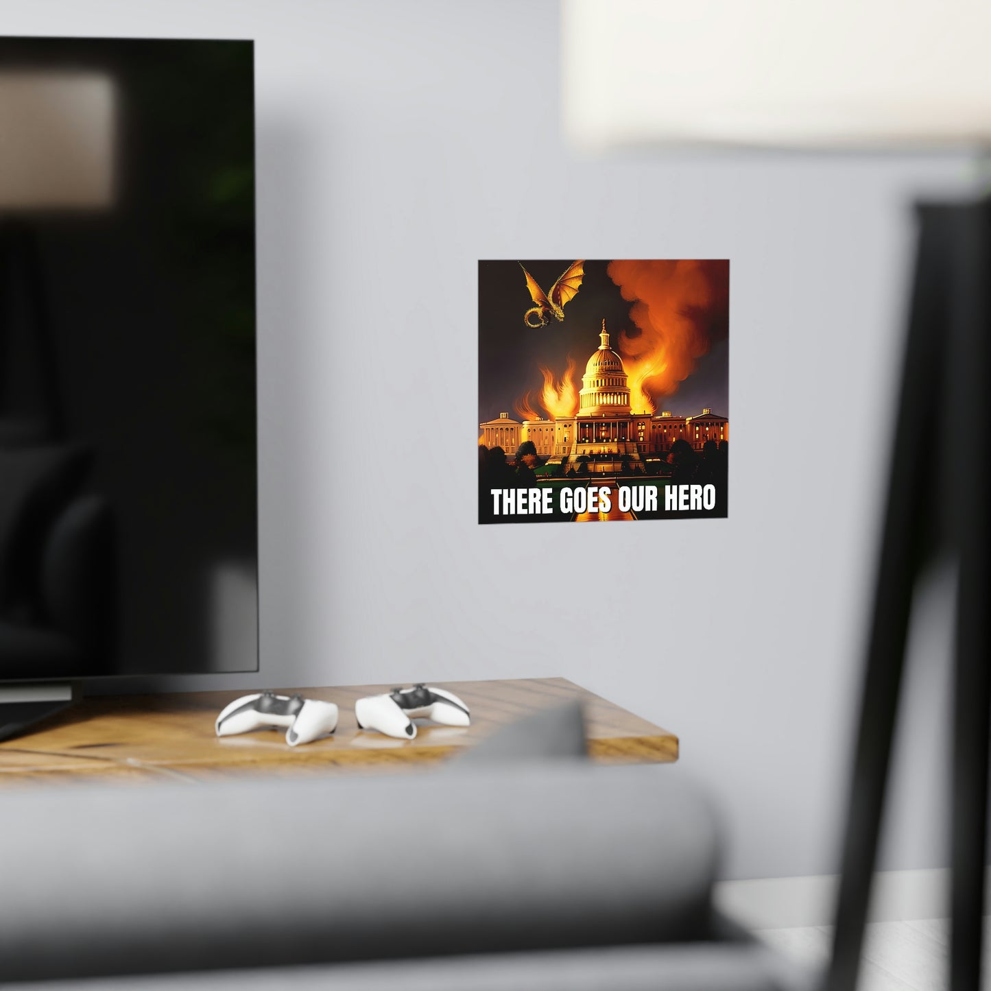 There Goes Our Hero Matte Paper Poster