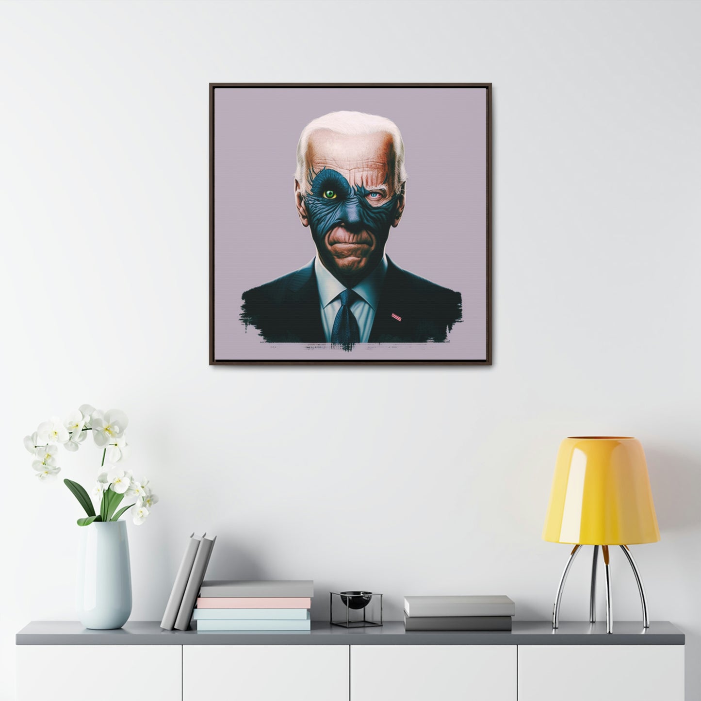 Joe Biden's Presidential Portrait Gallery Canvas Wraps, Square Frame