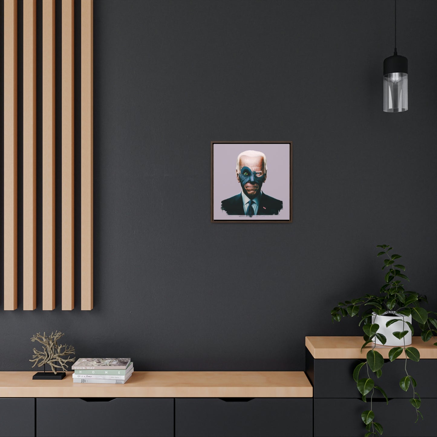 Joe Biden's Presidential Portrait Gallery Canvas Wraps, Square Frame