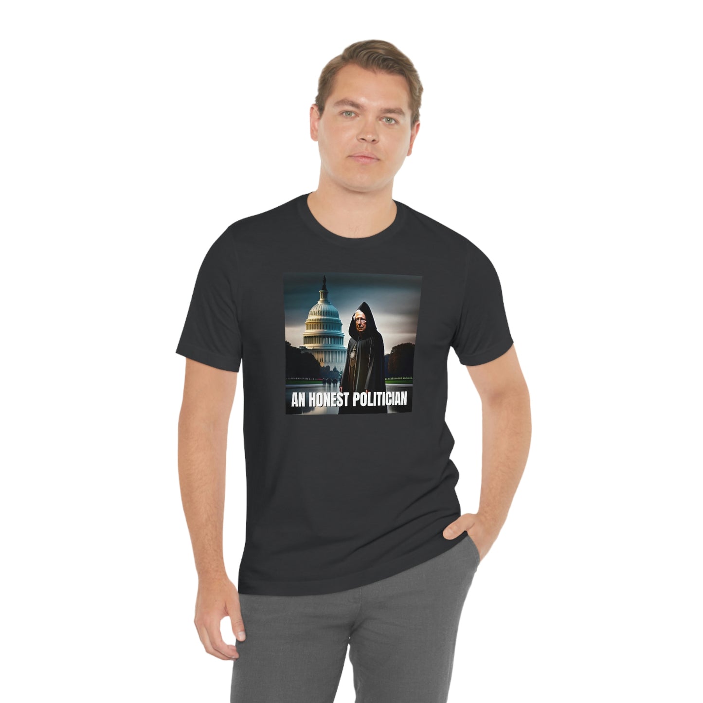 An Honest Politician Unisex Jersey Short Sleeve Tee