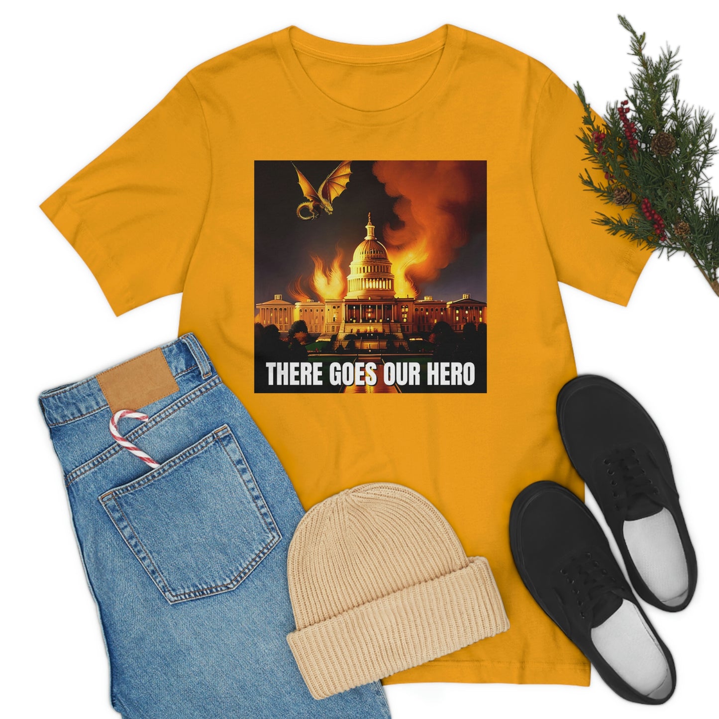There Goes Our Hero Unisex Jersey Short Sleeve Tee