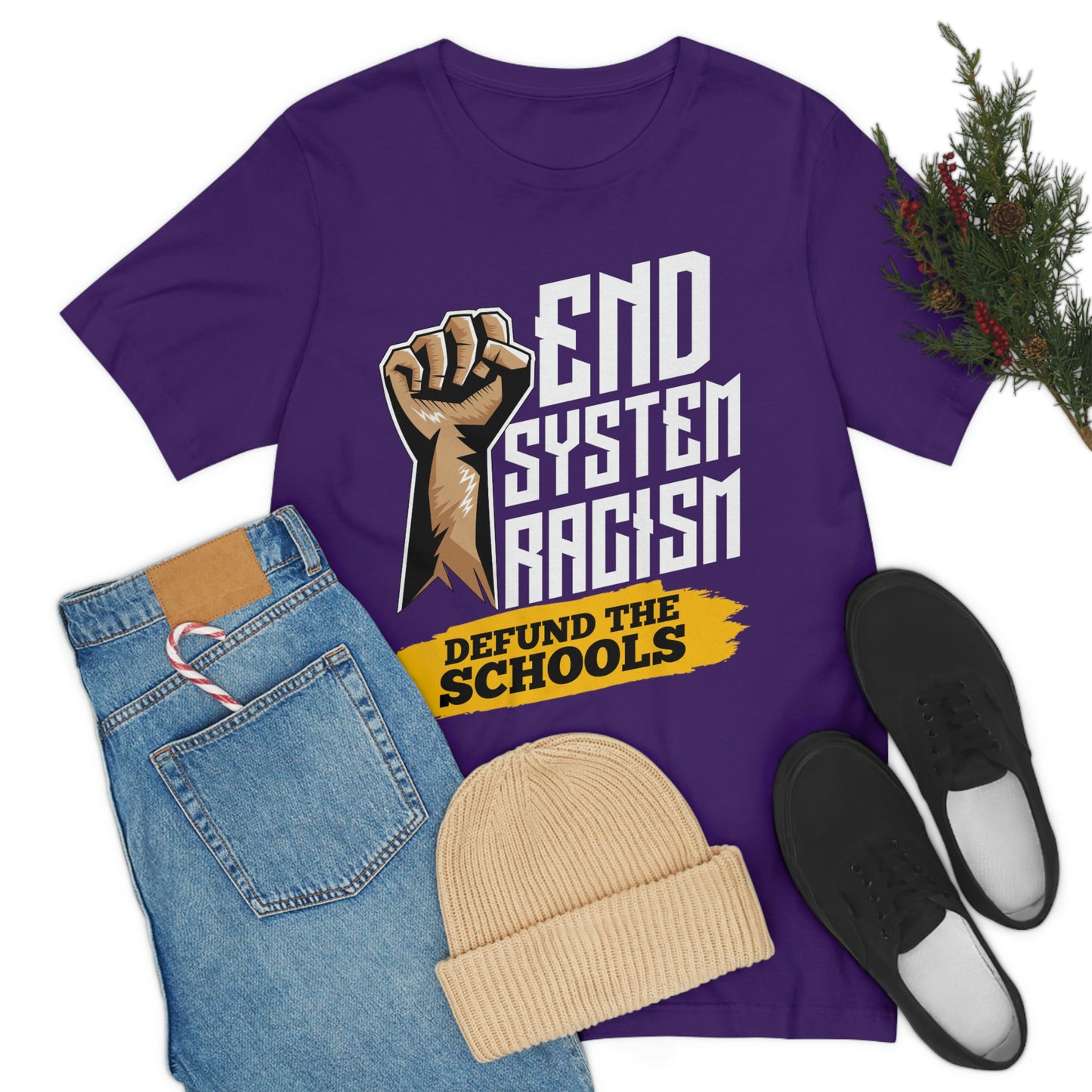 End Systemic Racism Unisex Jersey Short Sleeve Tee