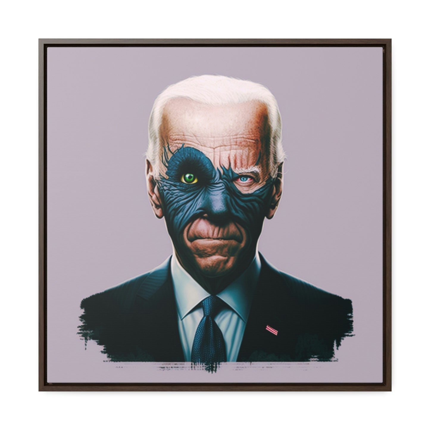 Joe Biden's Presidential Portrait Gallery Canvas Wraps, Square Frame