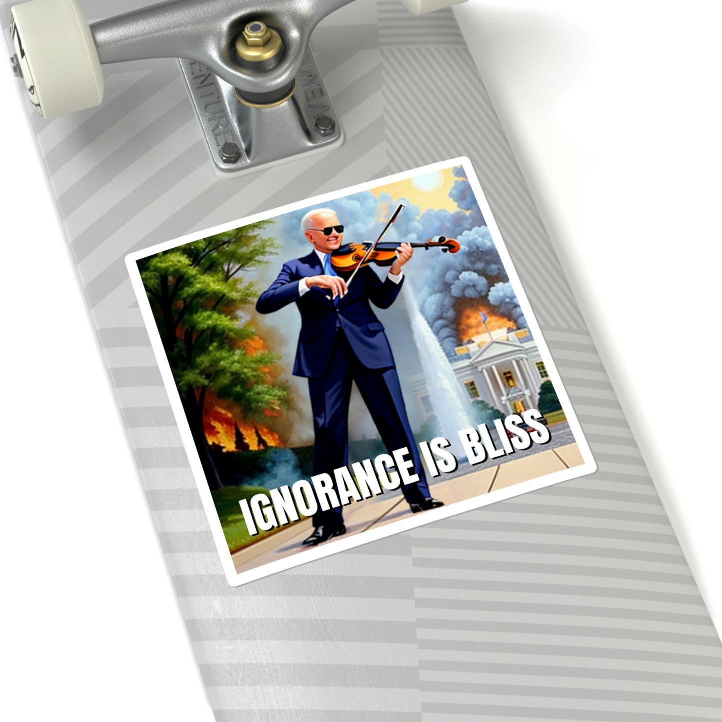 Ignorance Is Bliss Biden Stickers