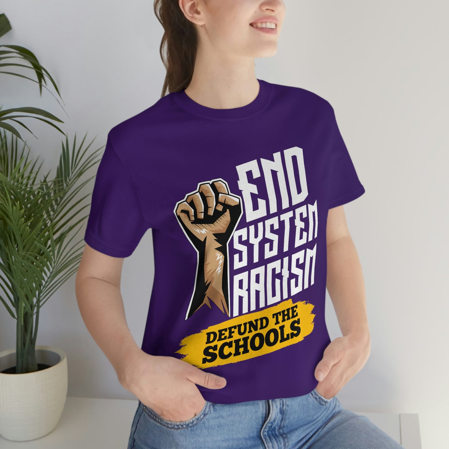 End Systemic Racism Unisex Jersey Short Sleeve Tee