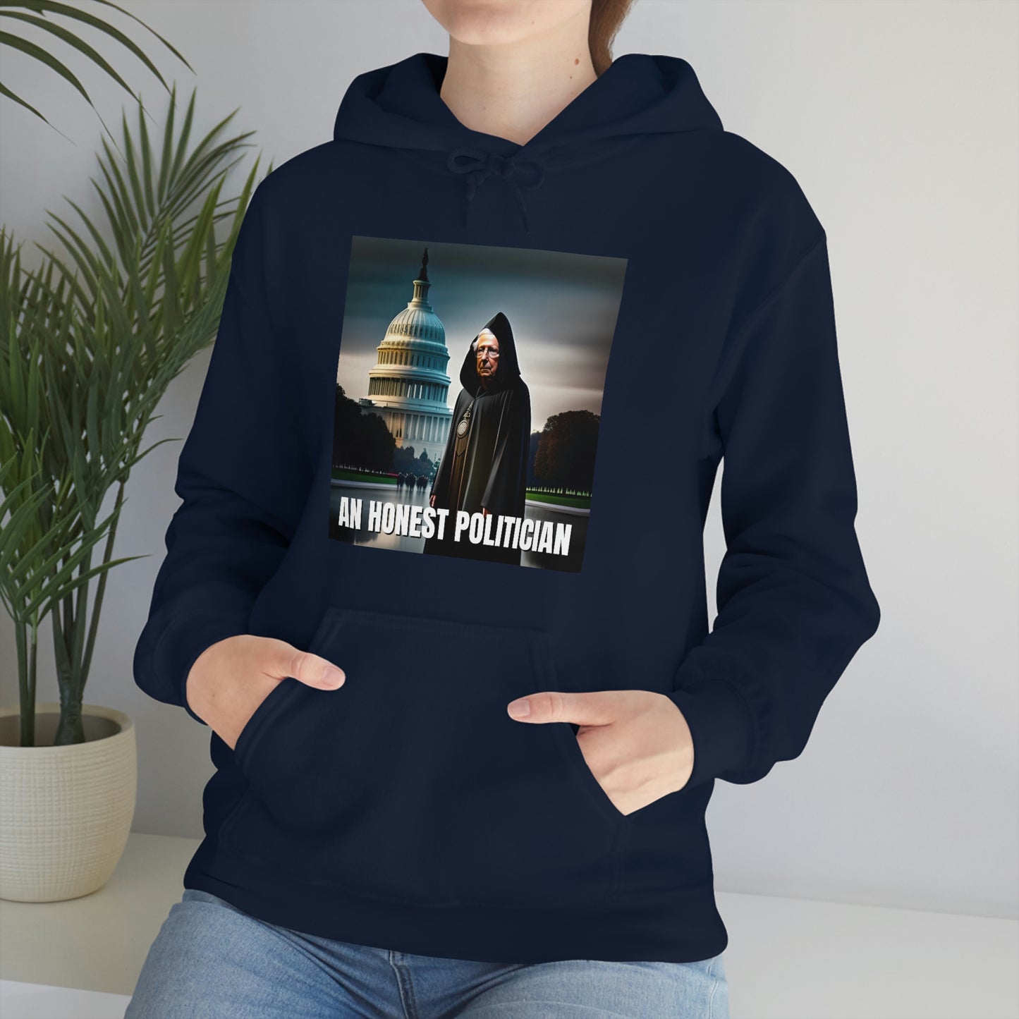 An Honest Politician Unisex Heavy Blend™ Hooded Sweatshirt