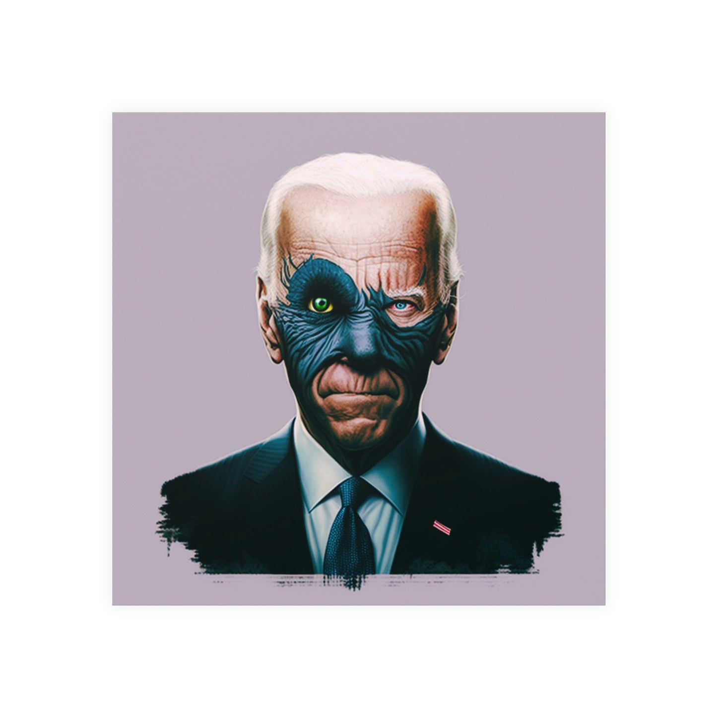 Joe Biden's Presidential Portrait Matte Paper Poster