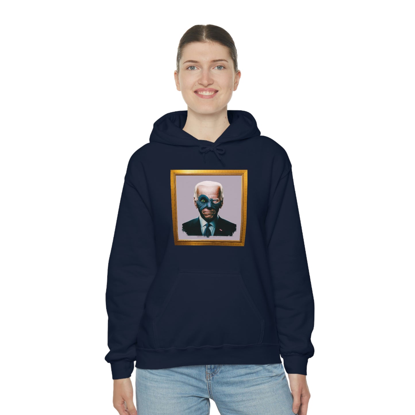 Joe Biden's Presidential Portrait Unisex Heavy Blend™ Hooded Sweatshirt