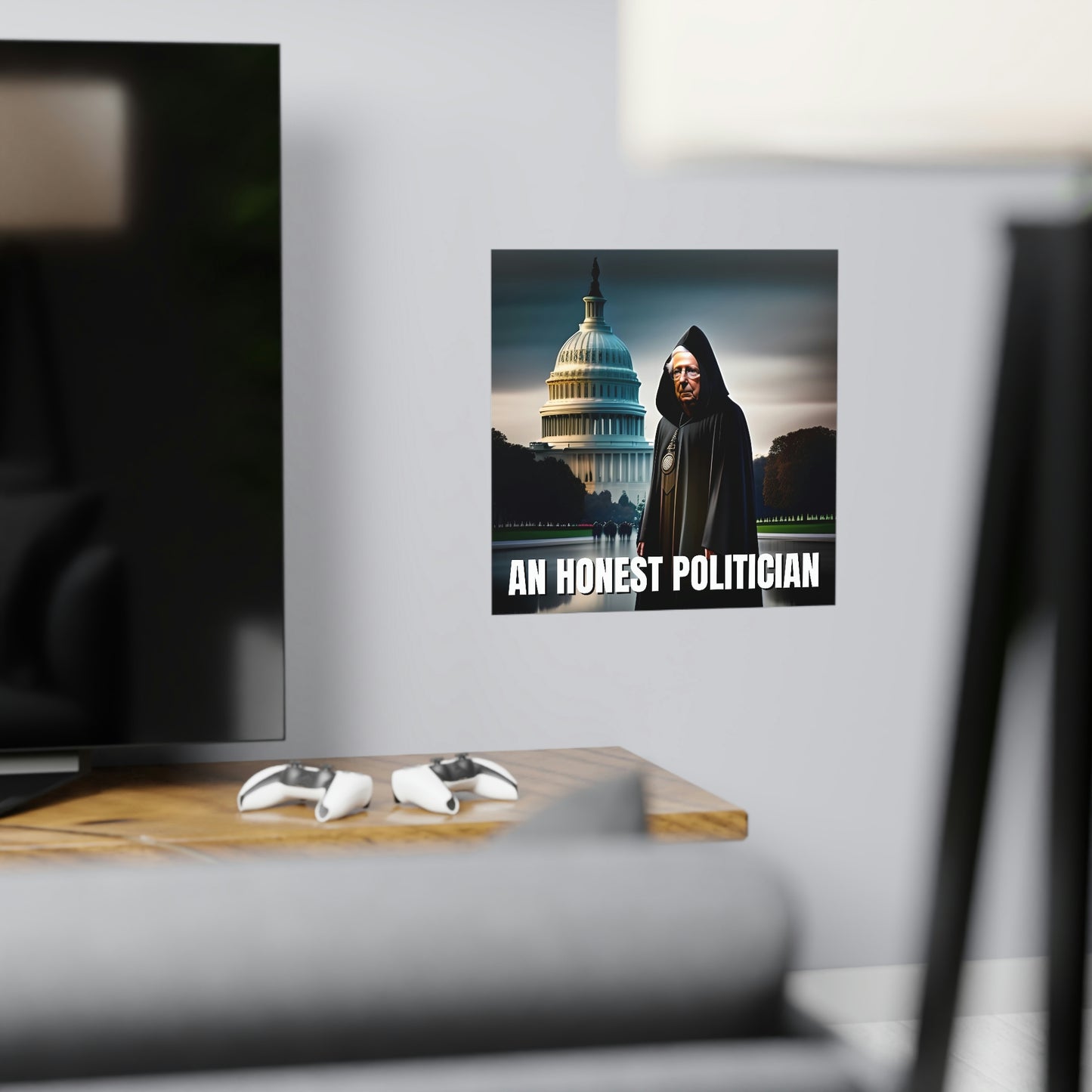 An Honest Politician Matte Paper Poster