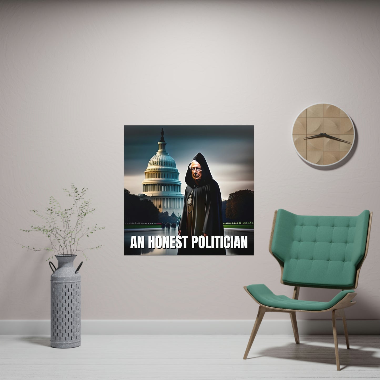 An Honest Politician Matte Paper Poster